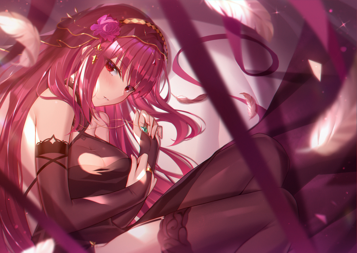 This is a pixiv picture whose title is スカサハ.