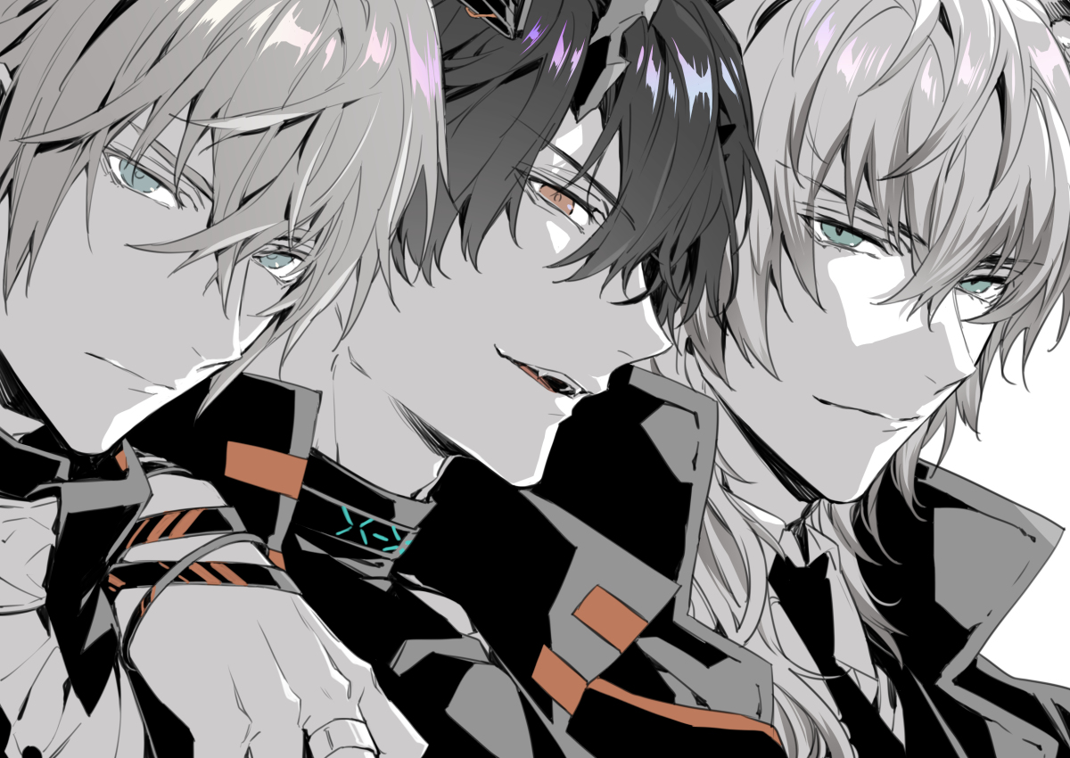 This is a pixiv picture whose title is アークナイツ(炎受け).
