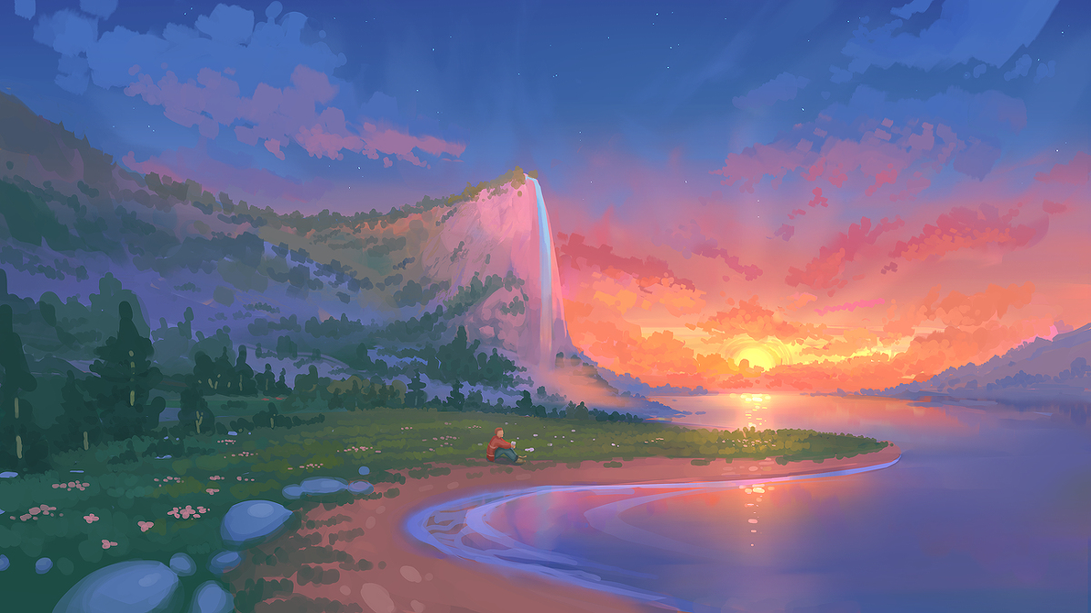 This is a pixiv picture whose title is Tranquility.