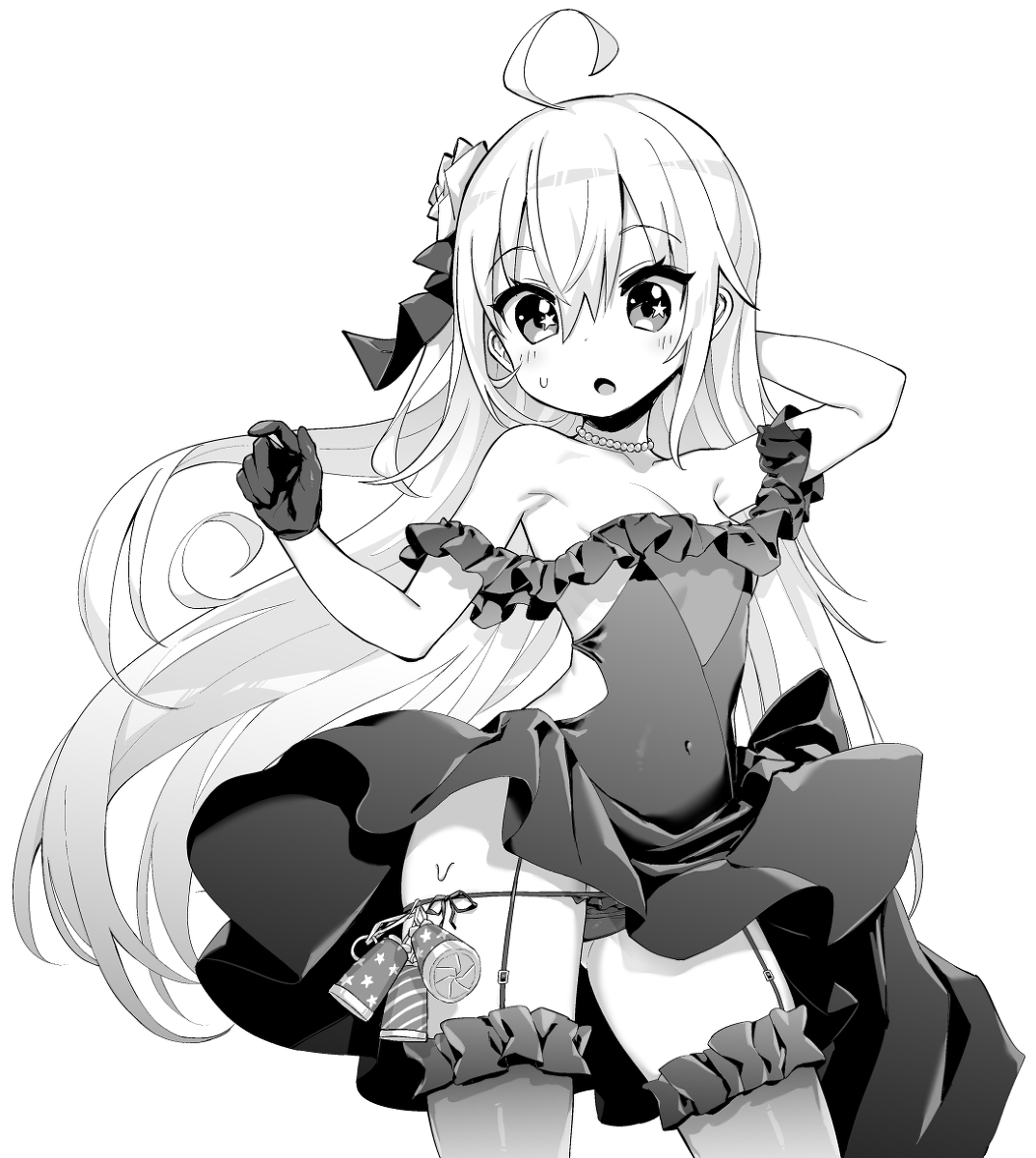 This is a pixiv picture whose title is 見切れてないアルバコア(差分).