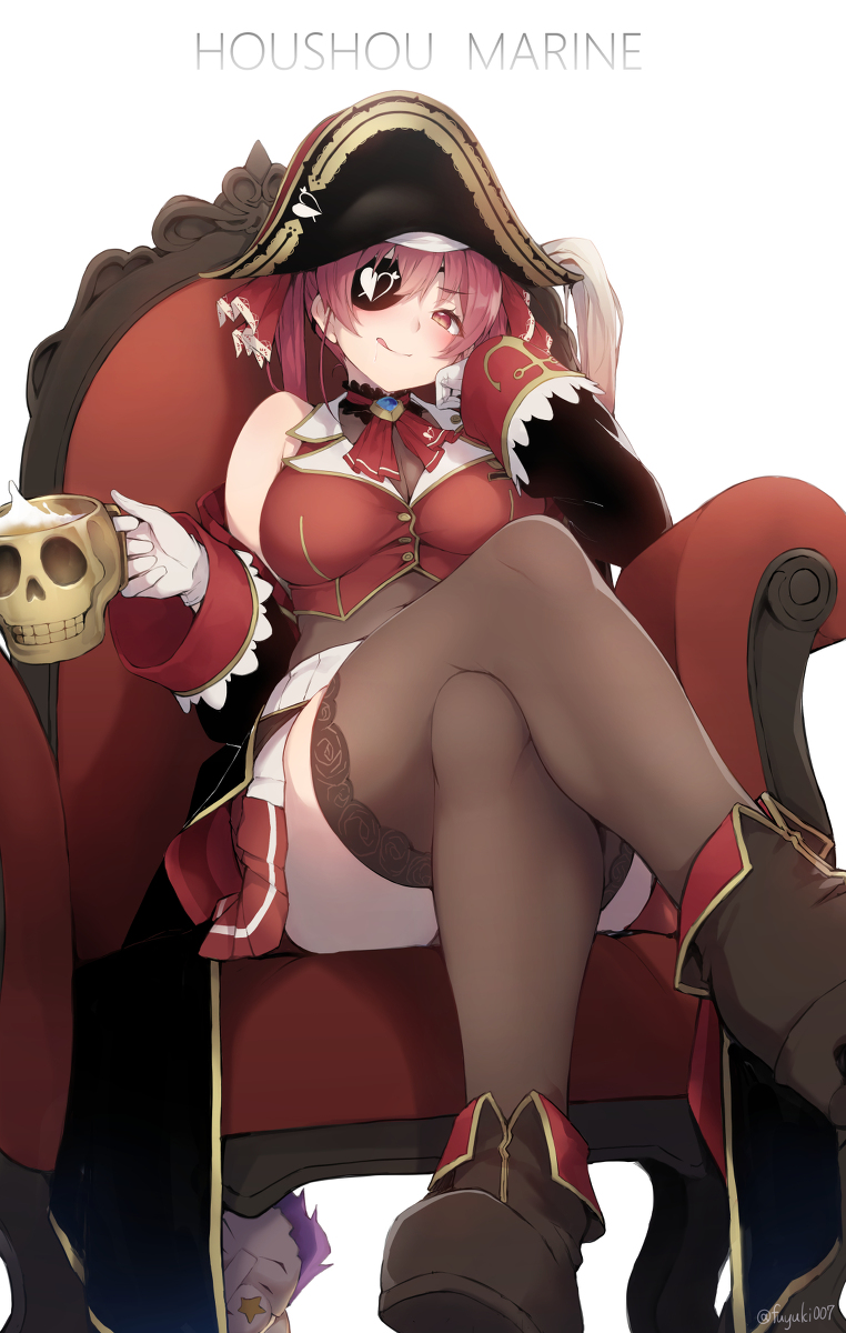 This is a pixiv picture whose title is マリン船長.