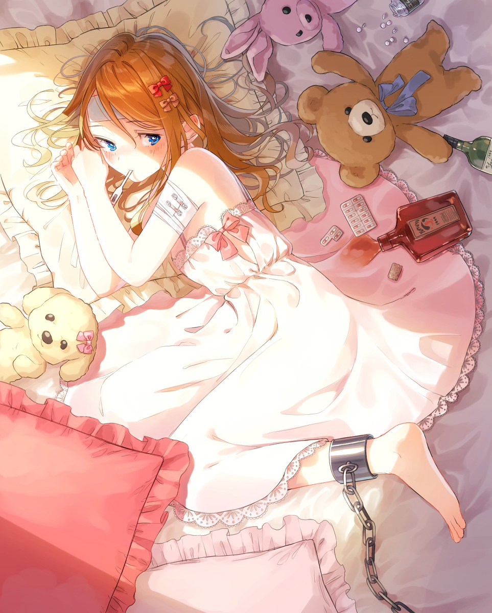 This is a pixiv picture whose title is 微熱.