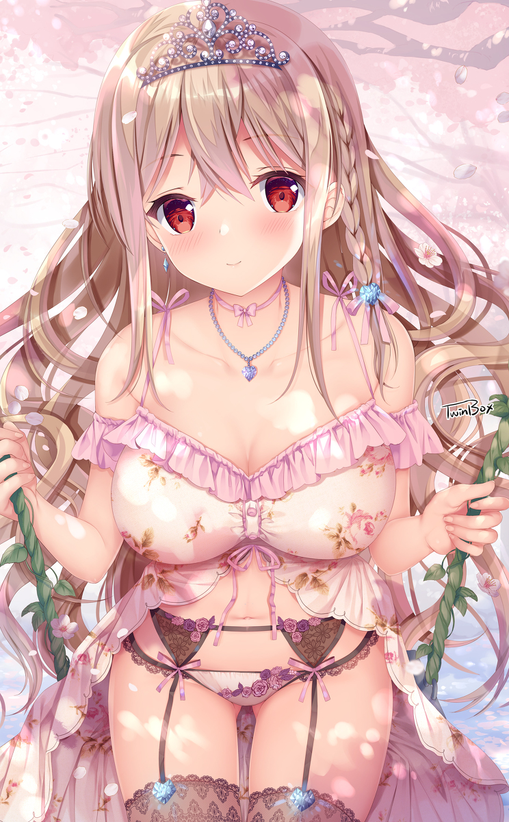This is a pixiv picture whose title is 桜シンデレラ.