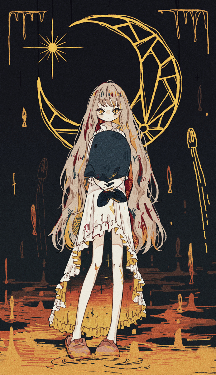 This is a pixiv picture whose title is おやすみ.