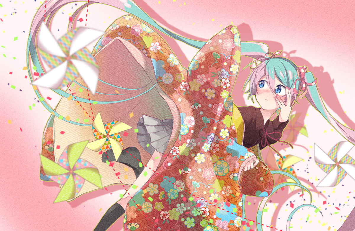This is a pixiv picture whose title is 天真爛漫.