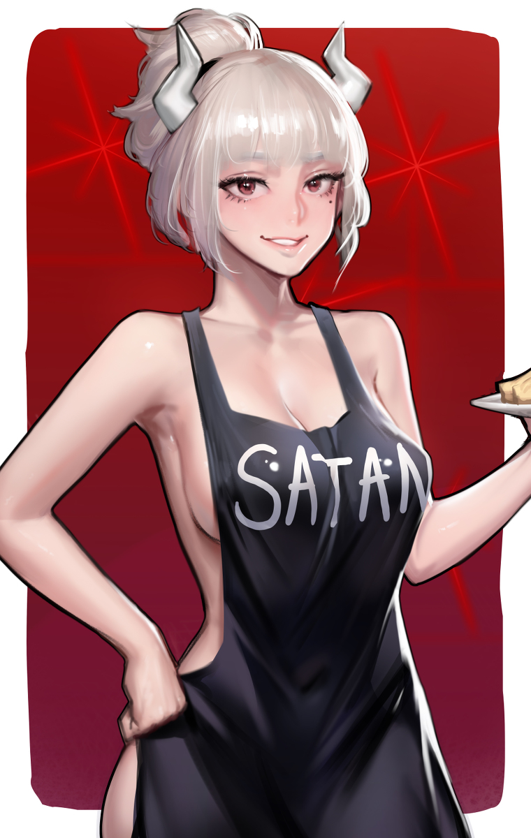 This is a pixiv picture whose title is Helltaker Lucifer Fanart ♥.