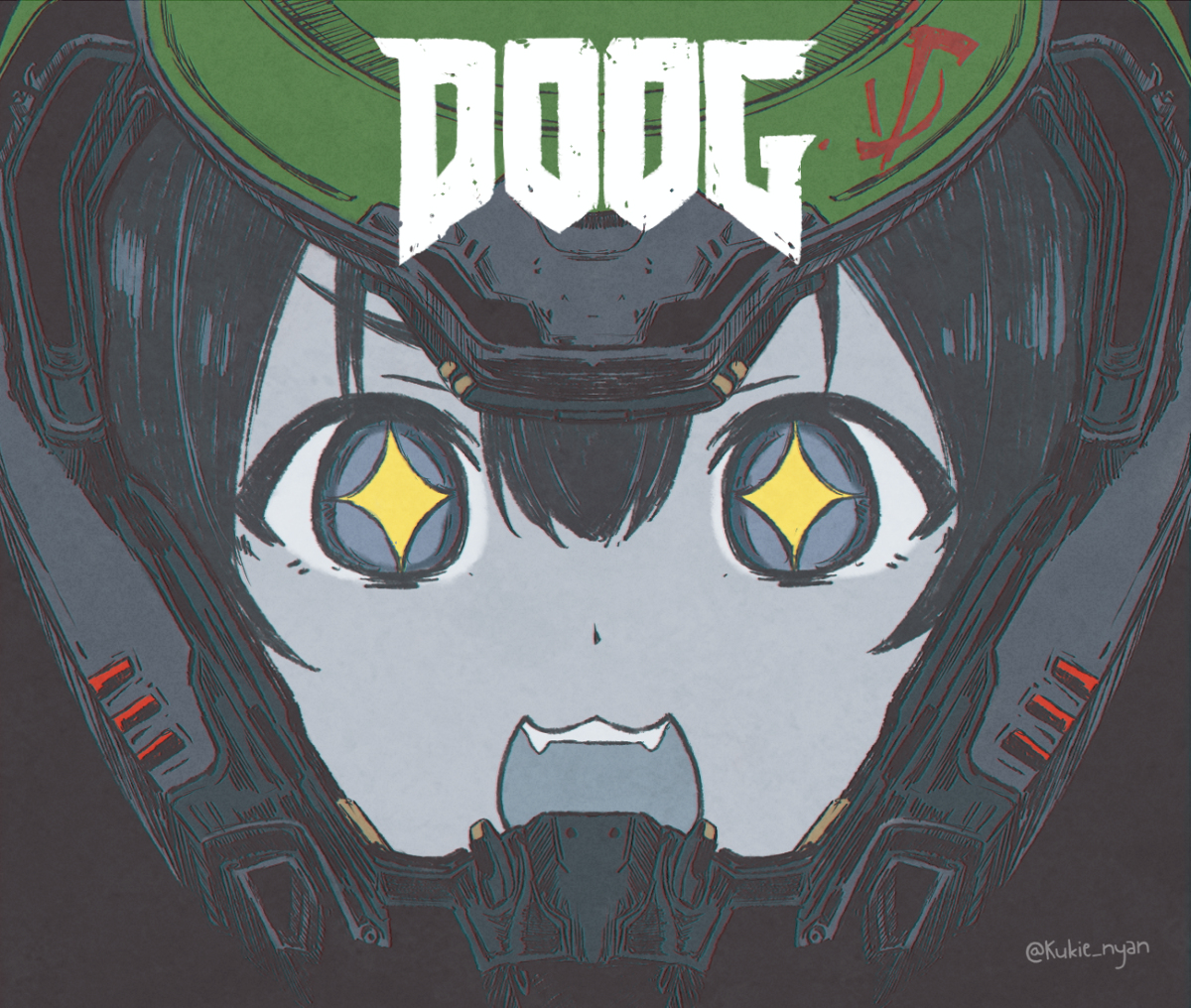 This is a pixiv picture whose title is DOOG! DOOG!! DOOG!!!.