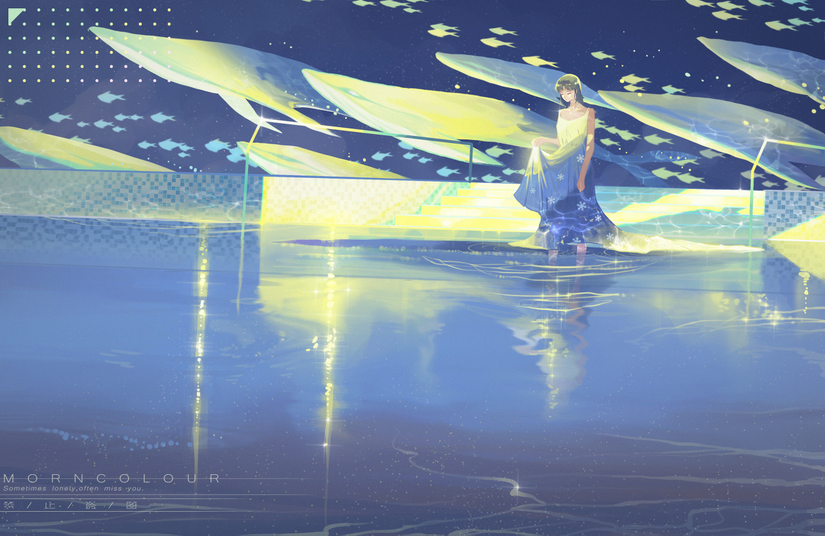 This is a pixiv picture whose title is 星海潋滟.