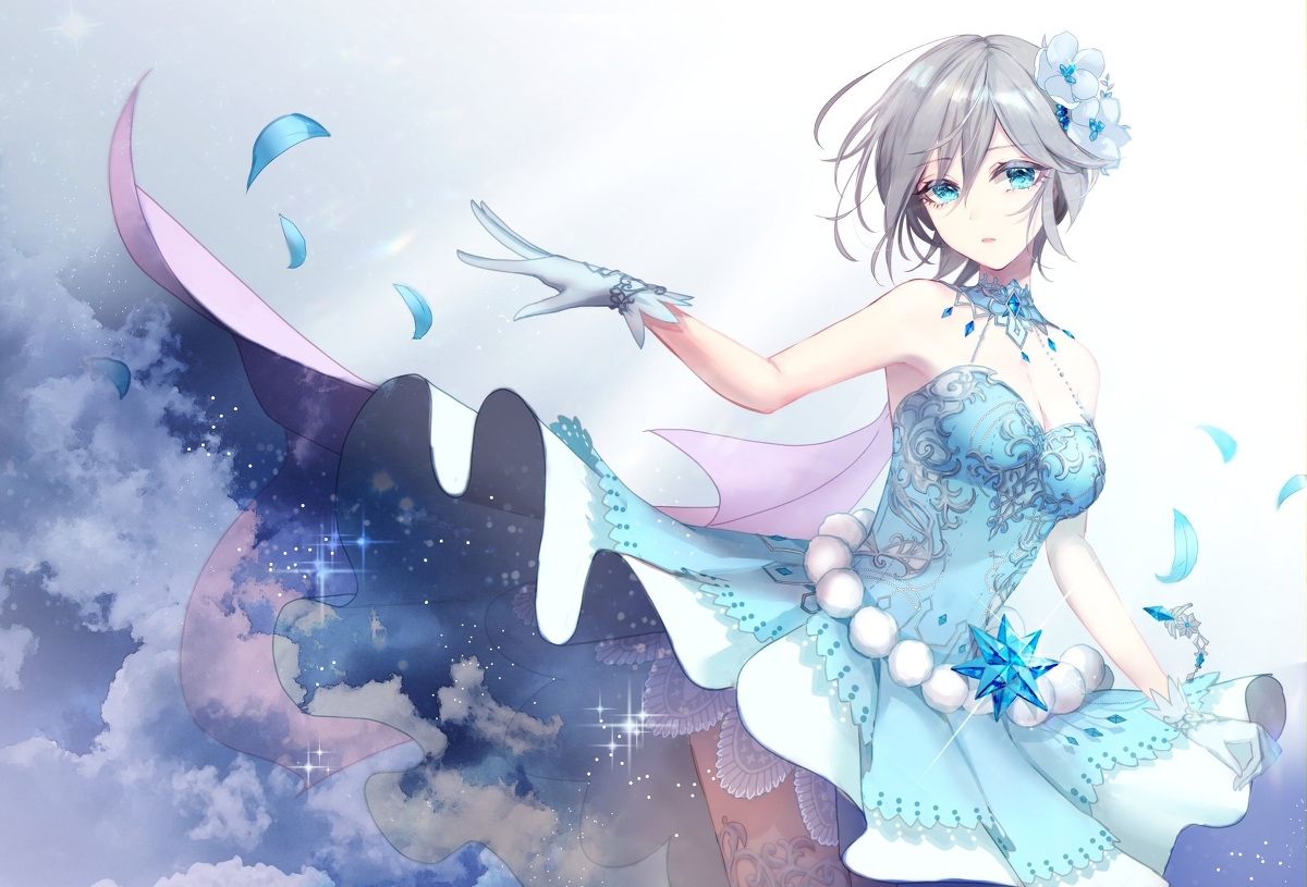 This is a pixiv picture whose title is 極光のしらべ.