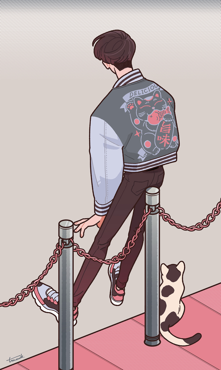 This is a pixiv picture whose title is ポール.