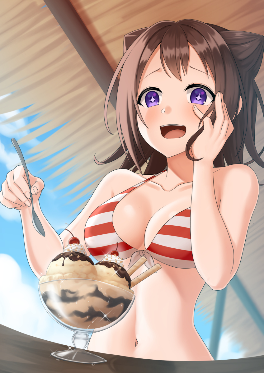 This is a pixiv picture whose title is Ice Cream! 🍨✨.