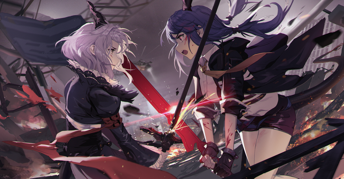 This is a pixiv picture whose title is 终有一战.