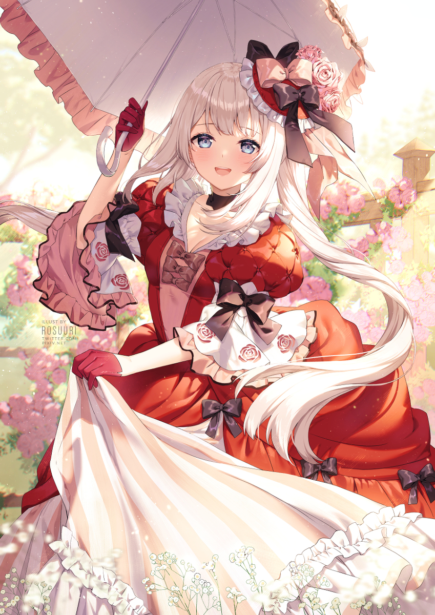 This is a pixiv picture whose title is 🌹.