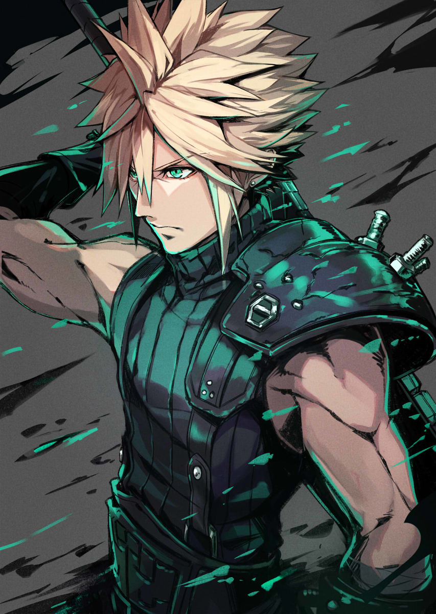This is a pixiv picture whose title is クラウド.