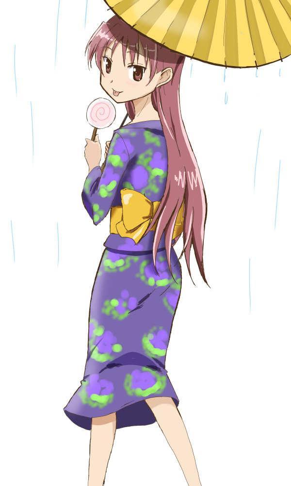 This is a pixiv picture whose title is 梅雨入り杏子.