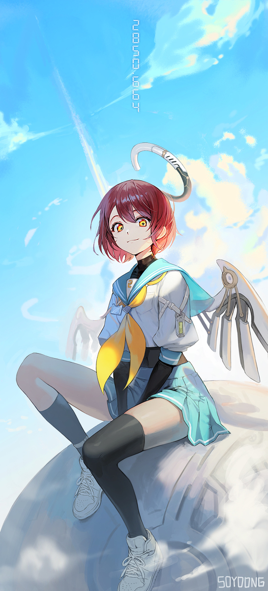 This is a pixiv picture whose title is 空.