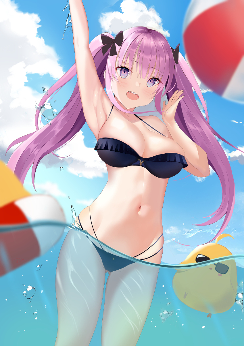 This is a pixiv picture whose title is 夏.