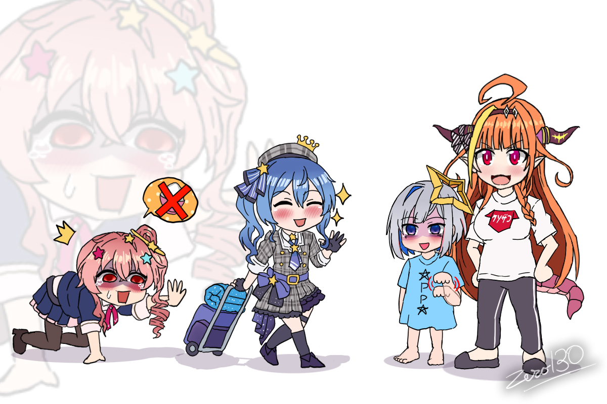 This is a pixiv picture whose title is Welcome to Hololive House.