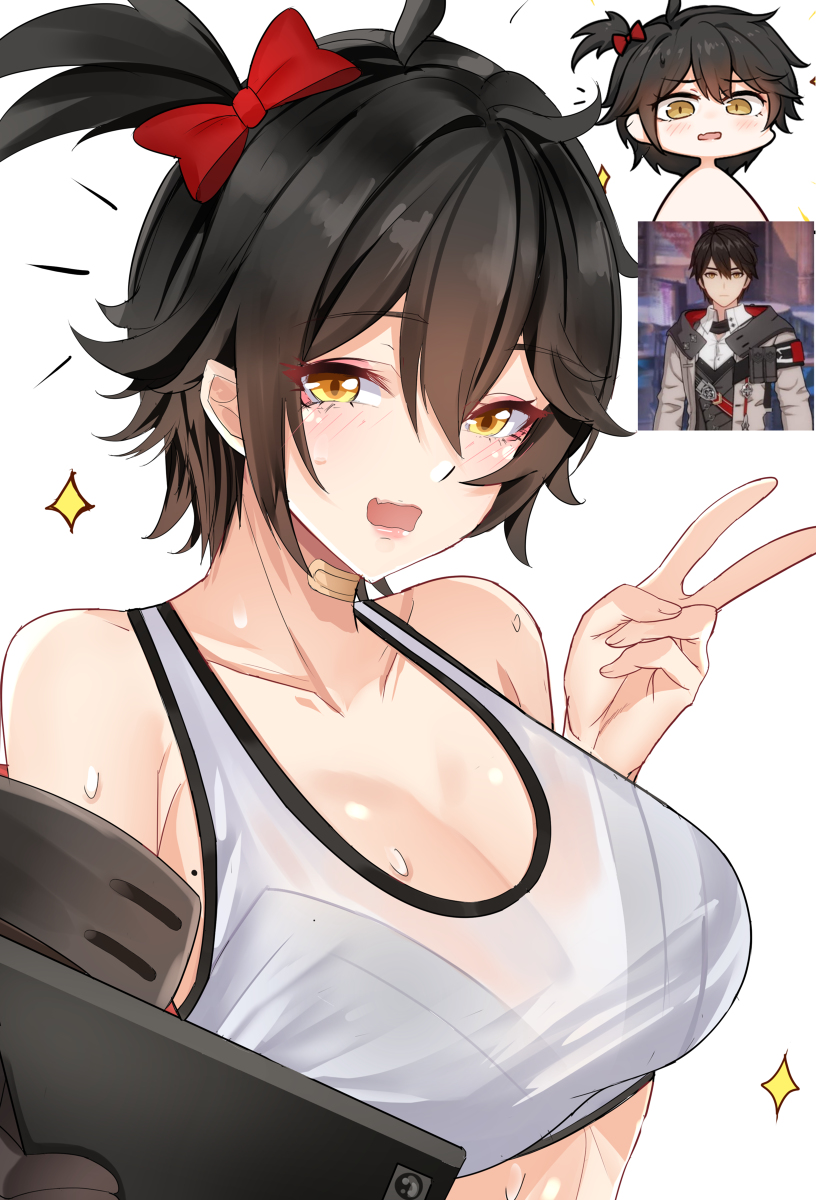 This is a pixiv picture whose title is Senpai.
