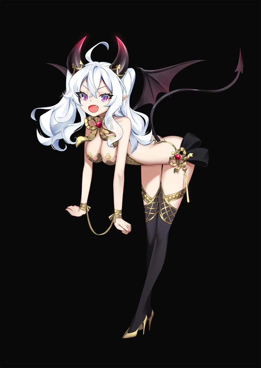 This is a pixiv picture whose title is 悪魔.