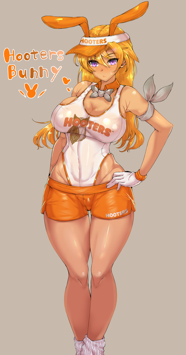 This is a pixiv picture whose title is hootersバニー。.