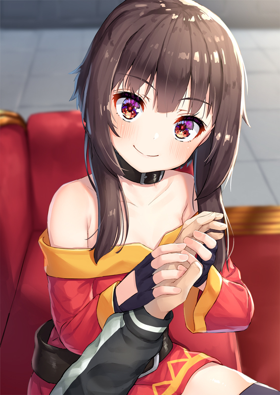 This is a pixiv picture whose title is めぐみん.