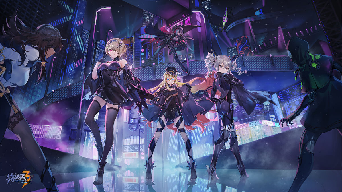 This is a pixiv picture whose title is Cyberpunk.