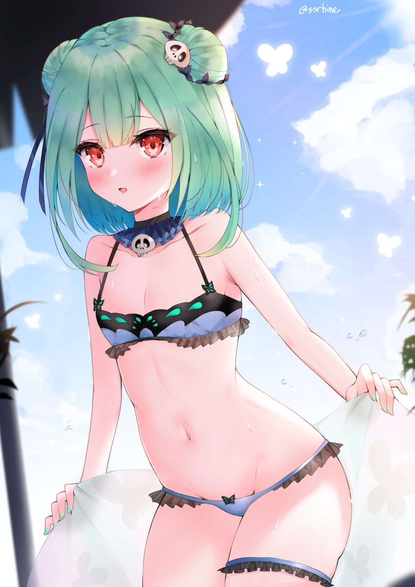 This is a pixiv picture whose title is 夏るし.