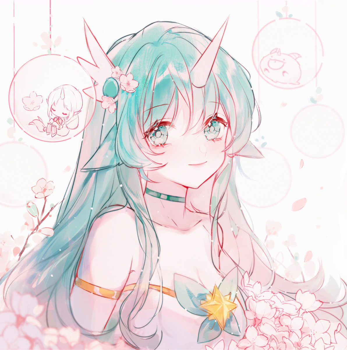 This is a pixiv picture whose title is -Soraka -.
