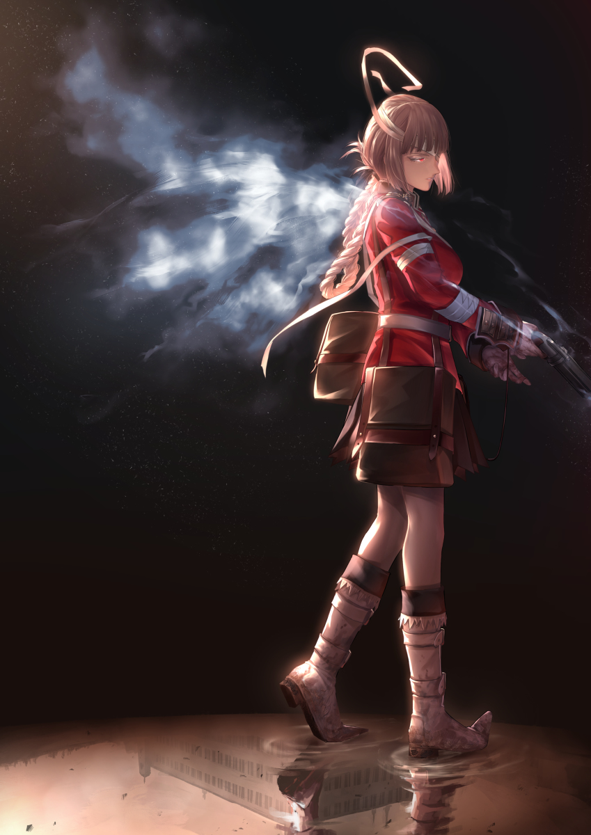 This is a pixiv picture whose title is 天使ではない.