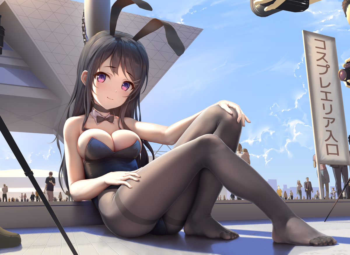 This is a pixiv picture whose title is バニーガール先輩.