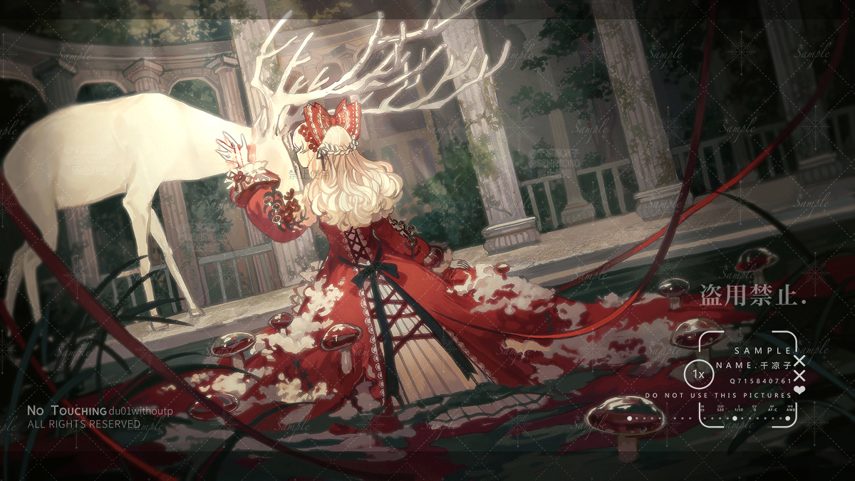 This is a pixiv picture whose title is 霉变红菌.