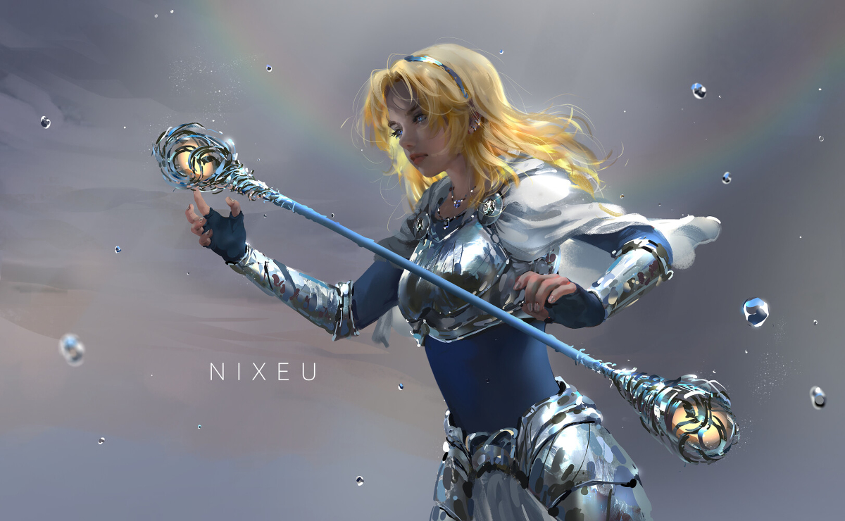 This is a pixiv picture whose title is R A I N B O W.