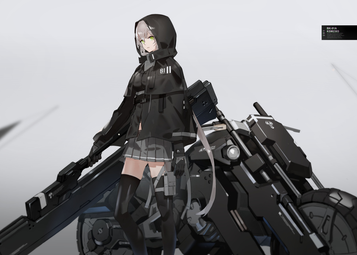 This is a pixiv picture whose title is figma 壱［another］&「ex:ride BK91A」.