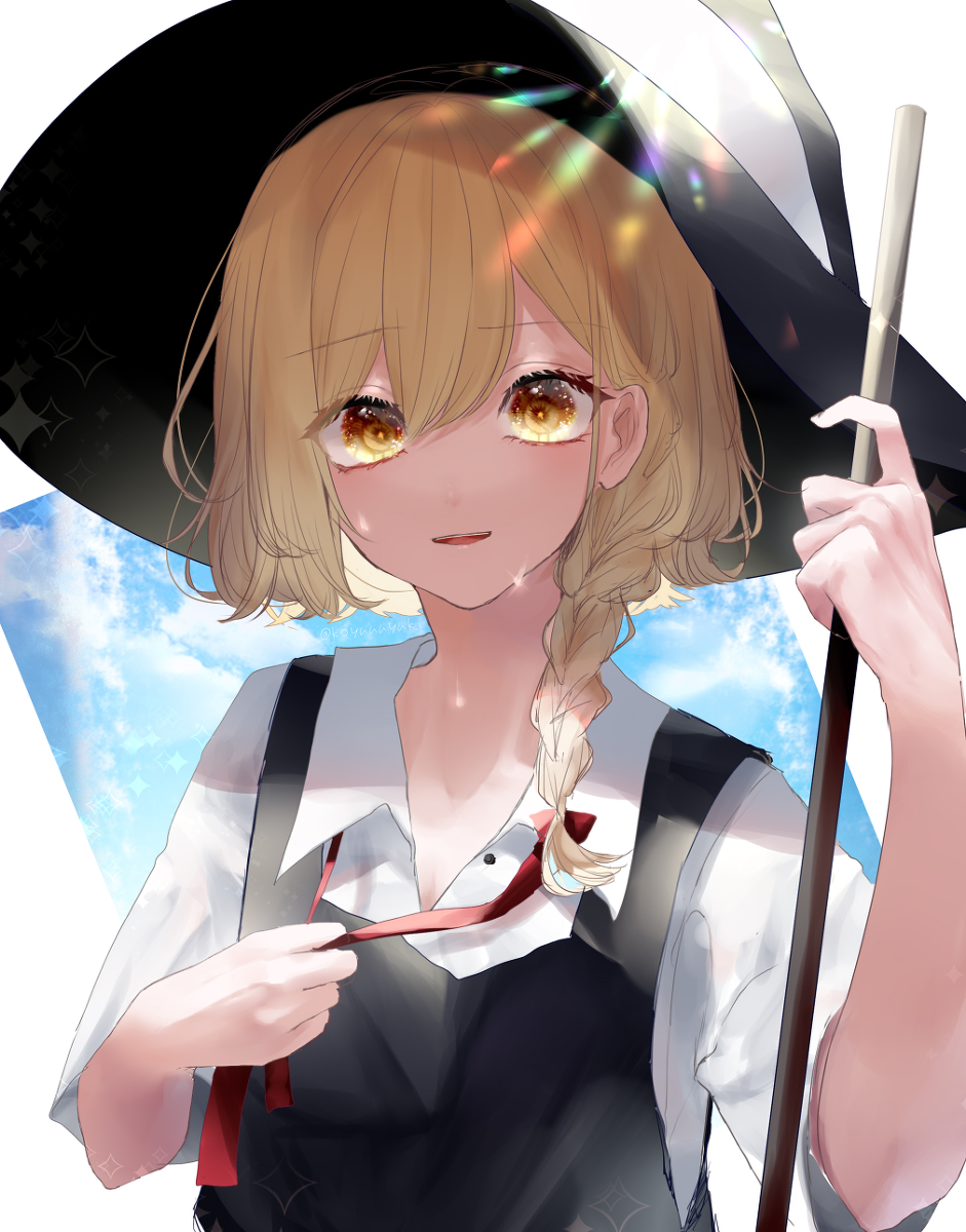 This is a pixiv picture whose title is 「今日も暑いな」.