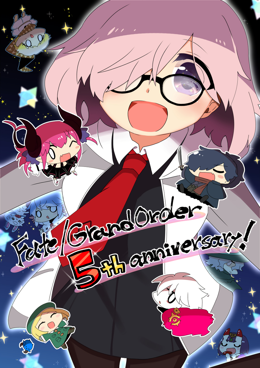 This is a pixiv picture whose title is FGO5周年！.