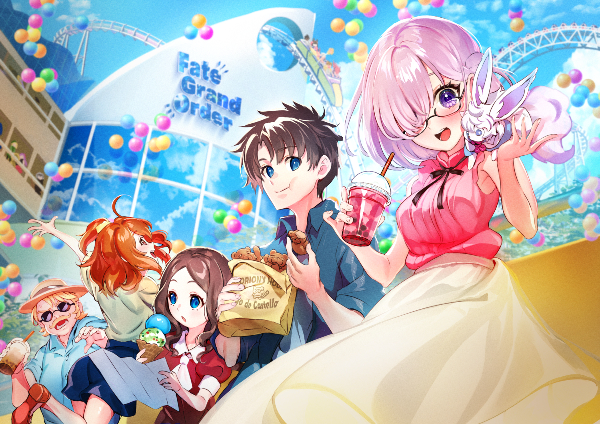 This is a pixiv picture whose title is 5周年.
