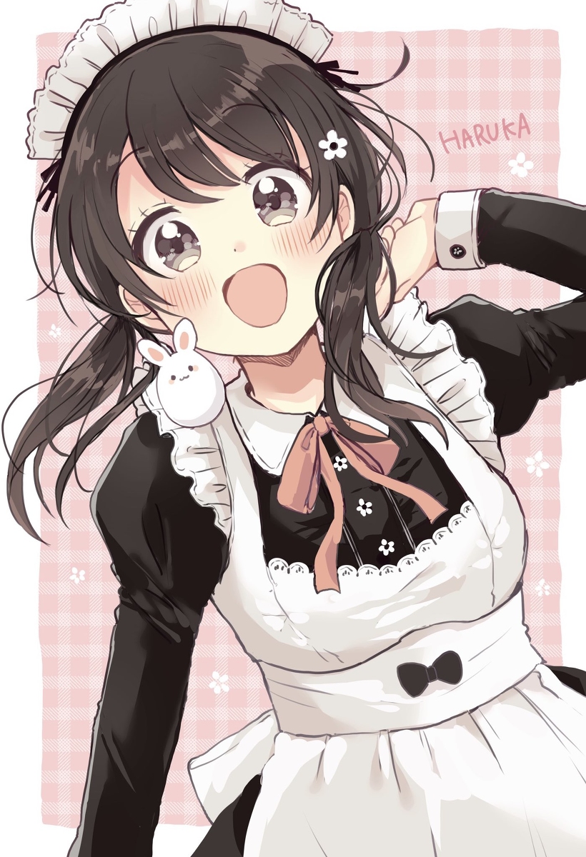 This is a pixiv picture whose title is メイド少女.