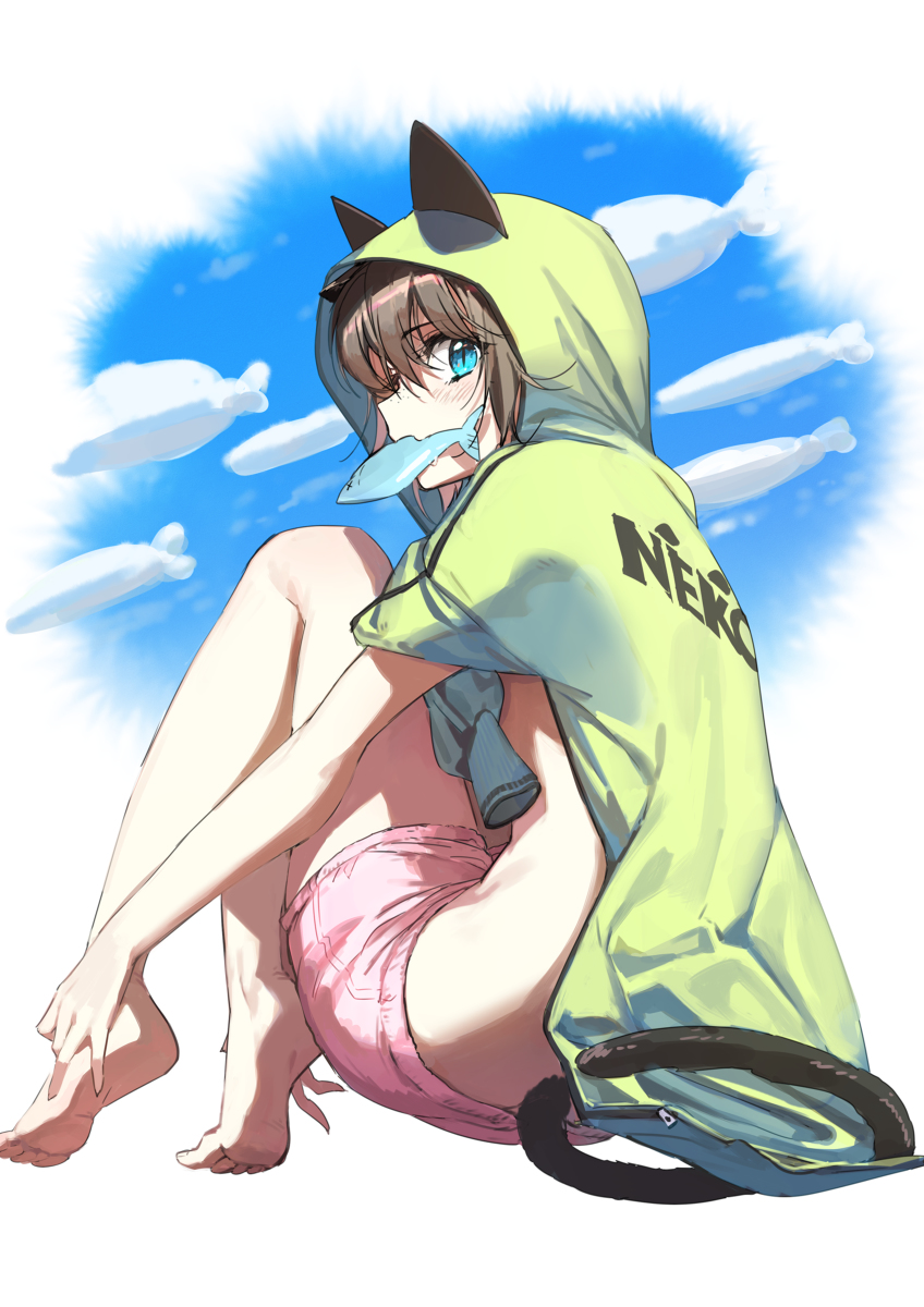 This is a pixiv picture whose title is 🐟😺.