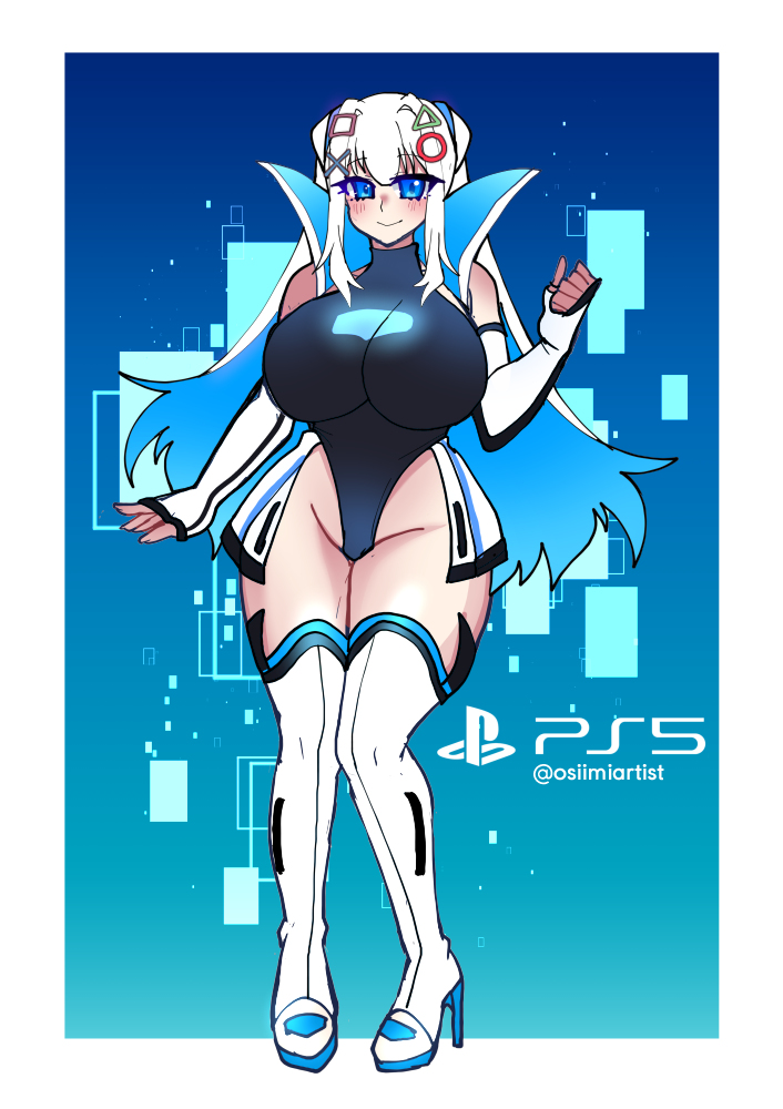 This is a pixiv picture whose title is PS5 Curruption2.