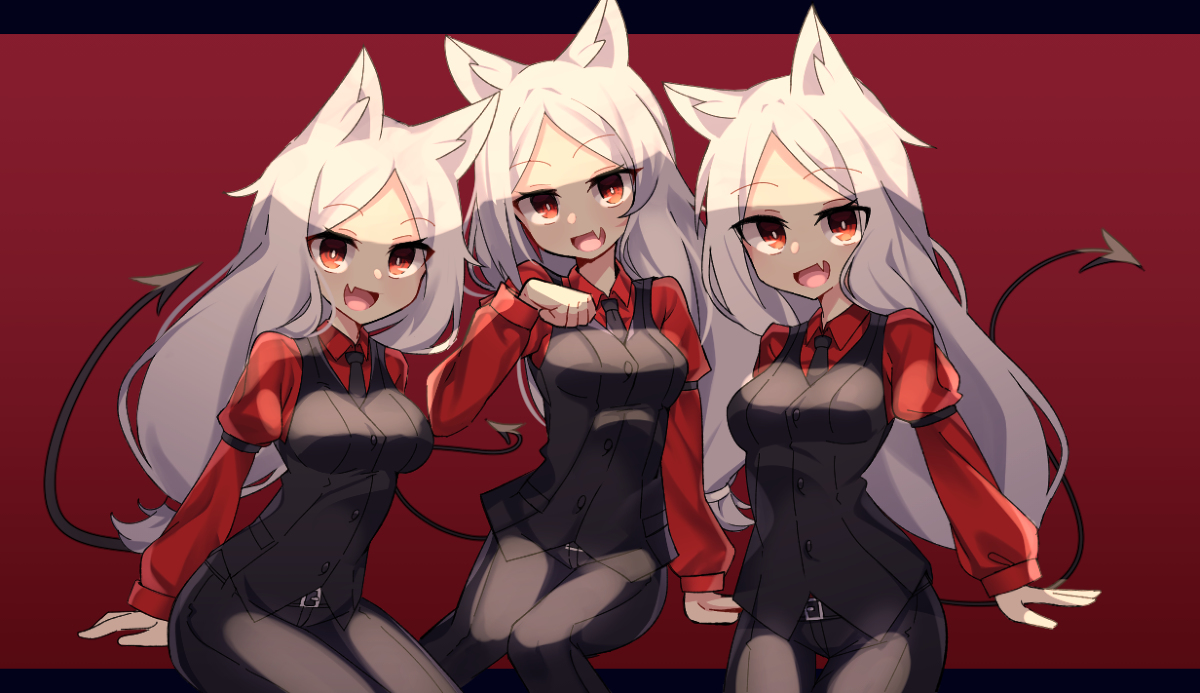 This is a pixiv picture whose title is ケルベロス.