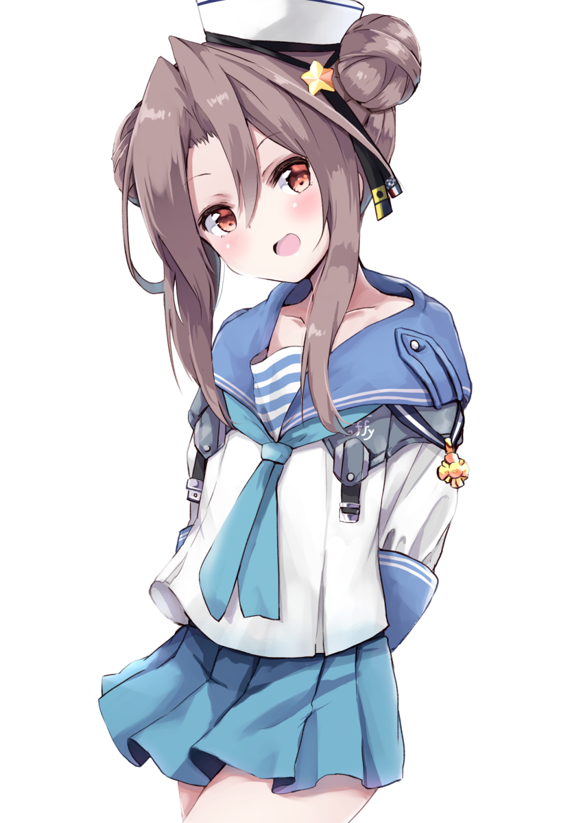 This is a pixiv picture whose title is 駆逐艦の服を着た軽空母38.