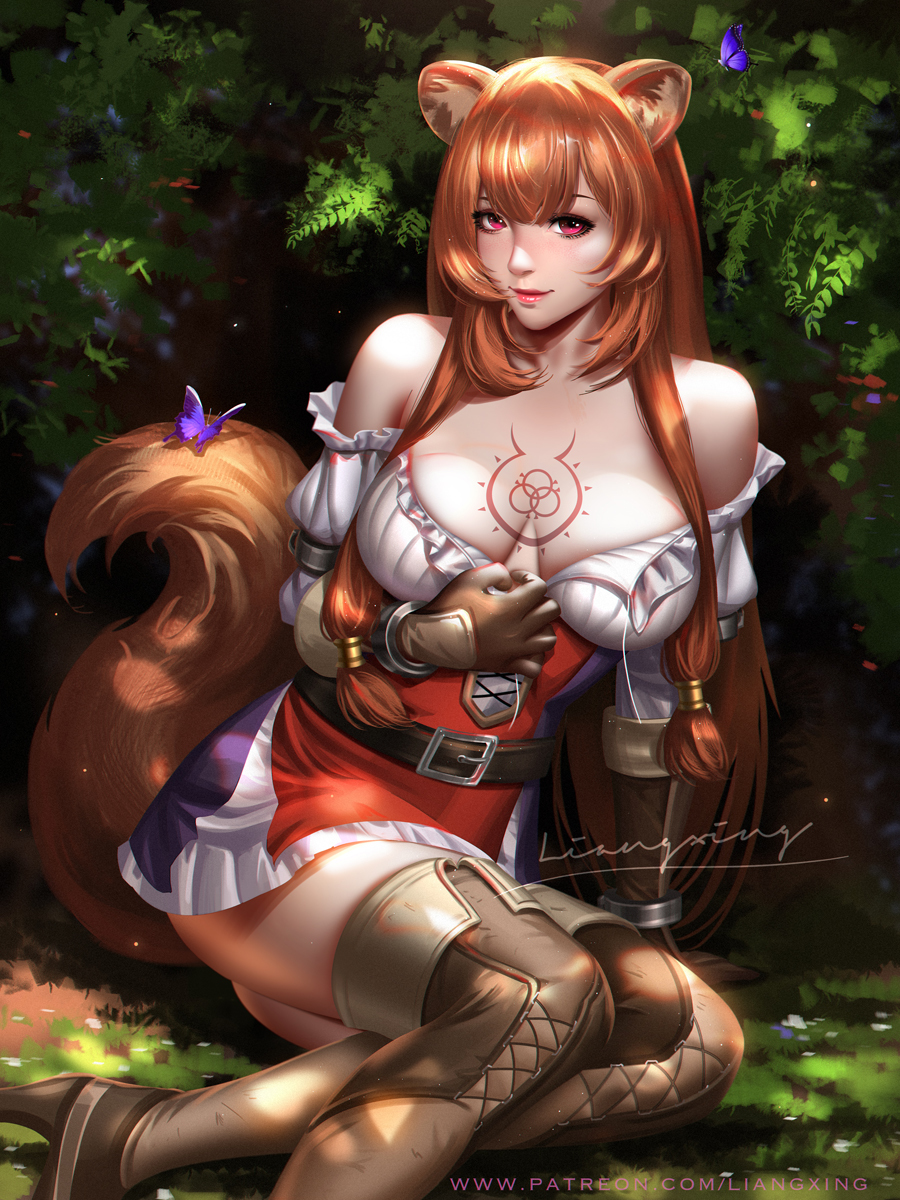 This is a pixiv picture whose title is Raphtalia.