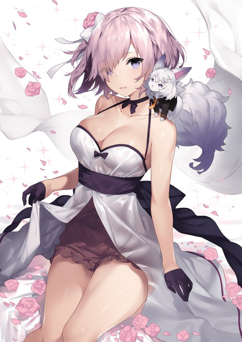 This is a pixiv picture whose title is 宝塚記念マシュ.