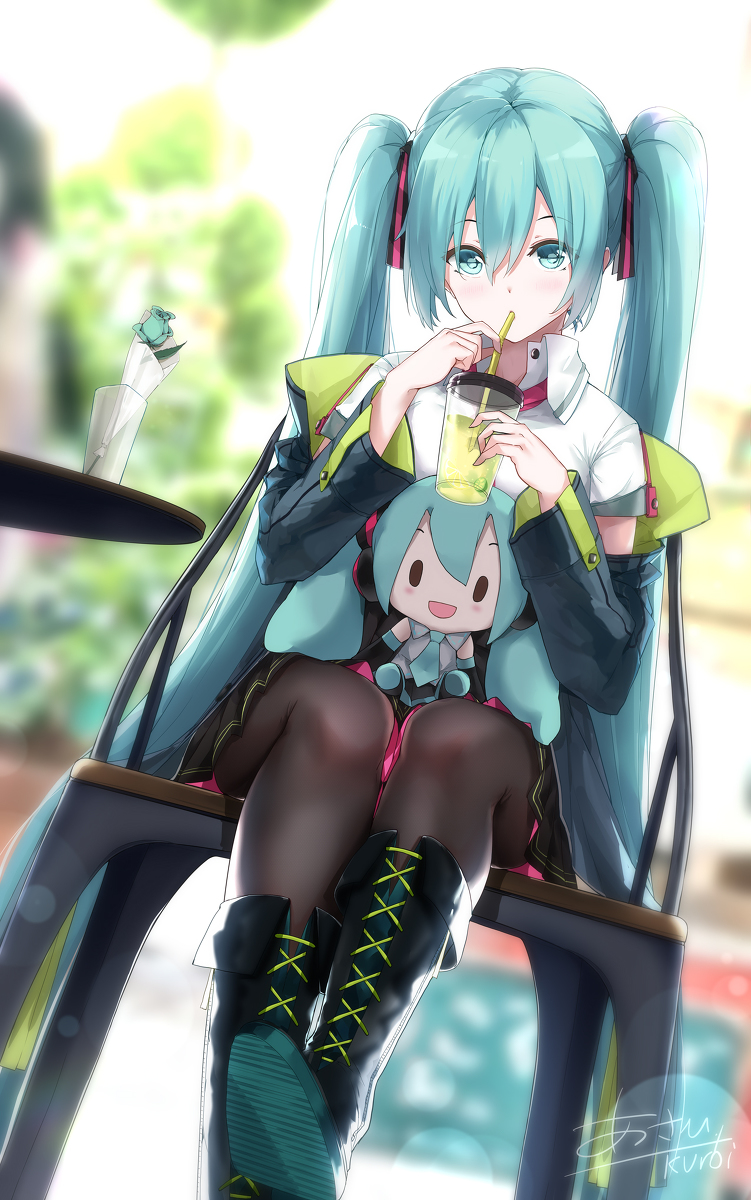 This is a pixiv picture whose title is 一休み.