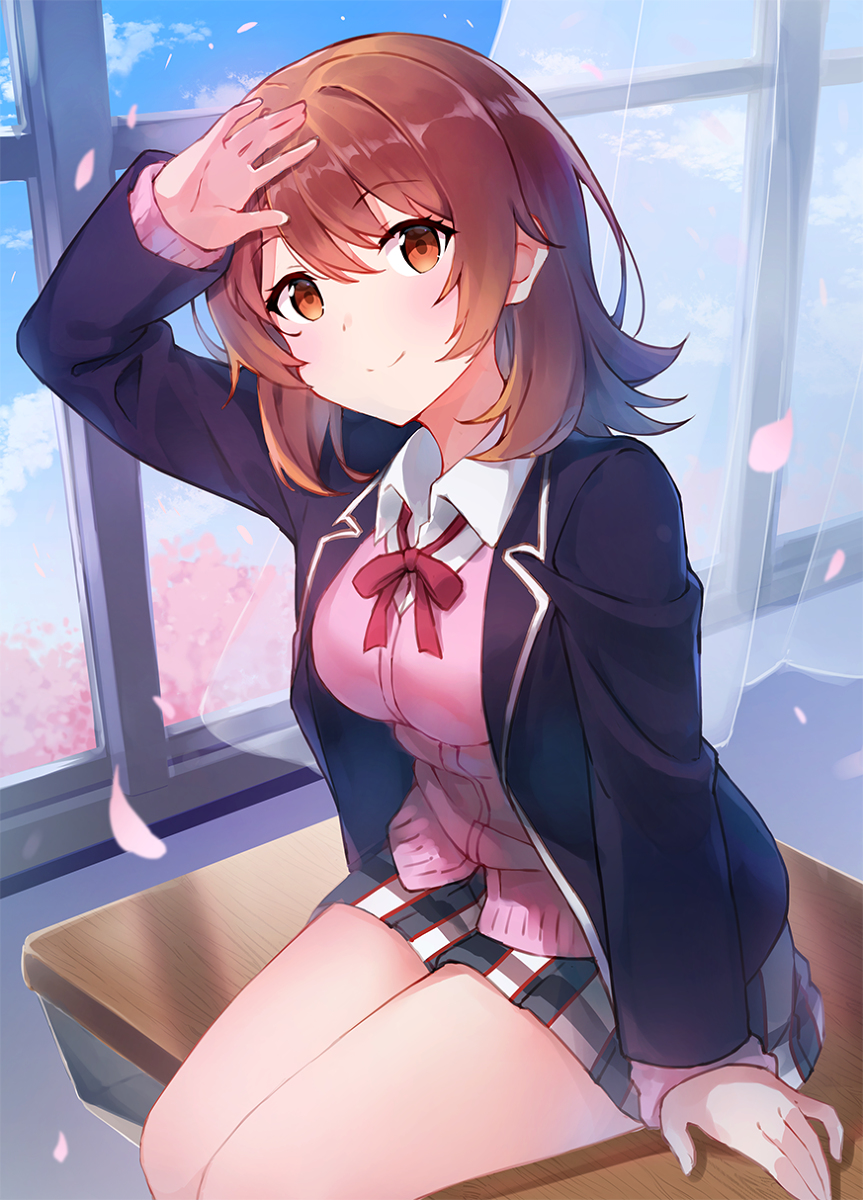 This is a pixiv picture whose title is 桜いろはす.