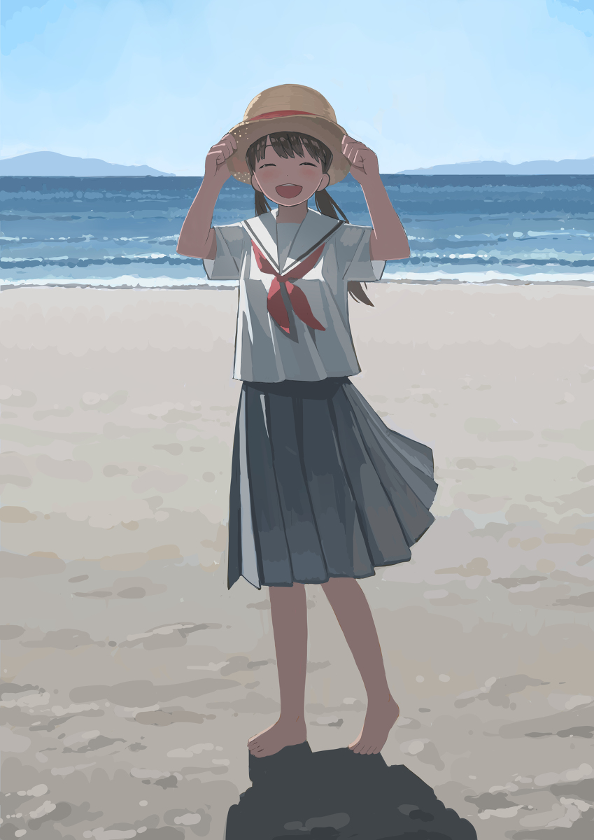 This is a pixiv picture whose title is 夏.