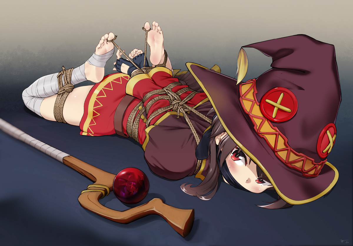 This is a pixiv picture whose title is The Crimson Demon's Captivity.