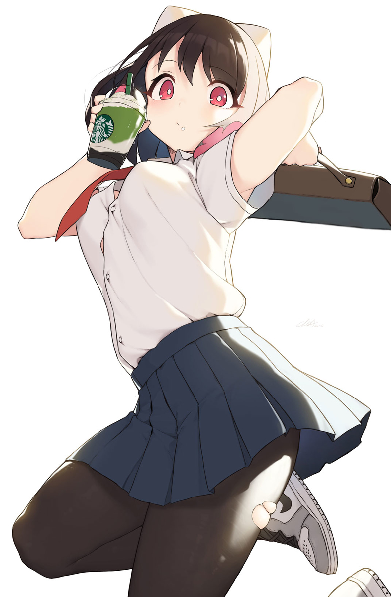 This is a pixiv picture whose title is Frappuccino & AIR JORDAN 1.