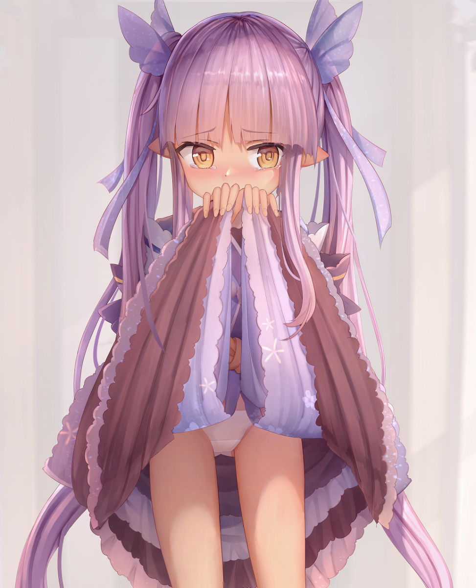 This is a pixiv picture whose title is 湿湿的.